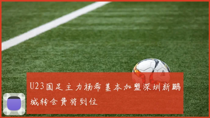 U23国足主力杨希基本加盟深圳新鹏城转会费将到位